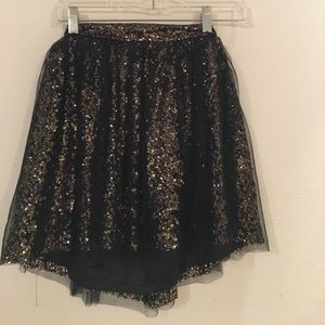 “Mustard Seed” Sequin Skirt